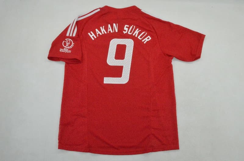 AAA(Thailand) Turkey 2002 Home Retro Soccer Jersey