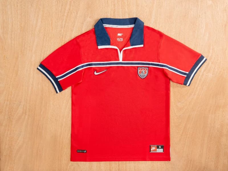 AAA(Thailand) USA 1998 Away Retro Soccer Jersey AAA(Thailand) USA 1998 Away Retro Soccer Jersey