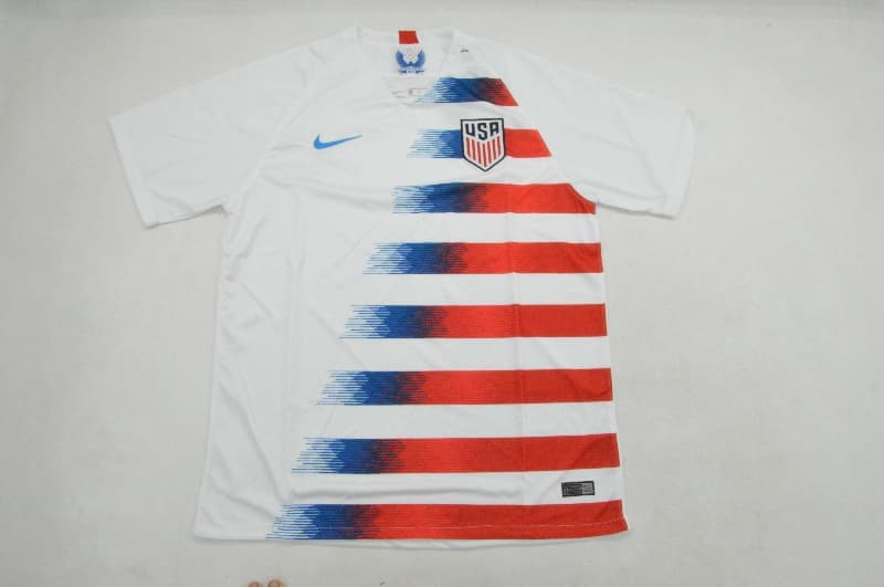 AAA(Thailand) USA 2018 Home Retro Soccer Jersey AAA(Thailand) USA 2018 Home Retro Soccer Jersey