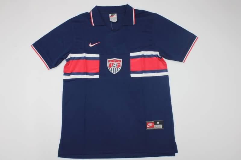 AAA(Thailand) USA 1995/97 Away Retro Soccer Jersey