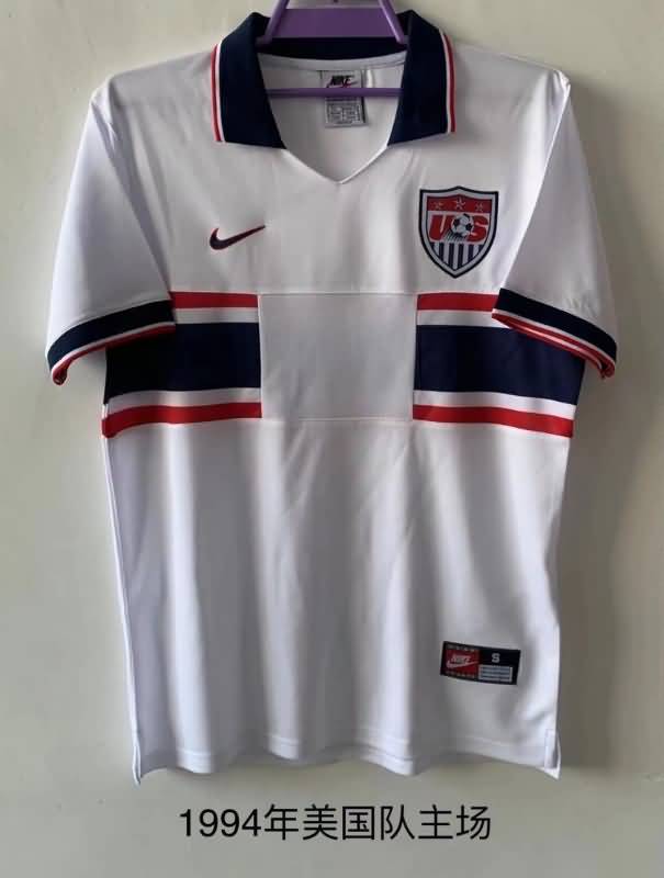 AAA(Thailand) USA 1995/97 Home Retro Soccer Jersey