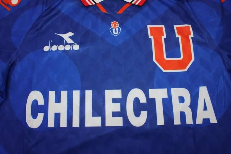 AAA(Thailand) Universidad Chile 1996 Home Long Sleeve Retro Soccer Jersey