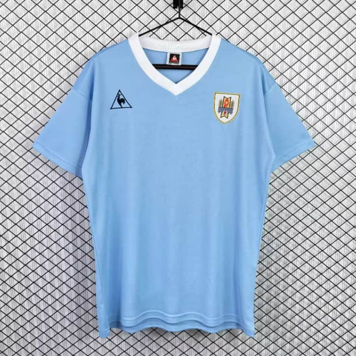 AAA(Thailand) Uruguay 1986 Home Retro Soccer Jersey