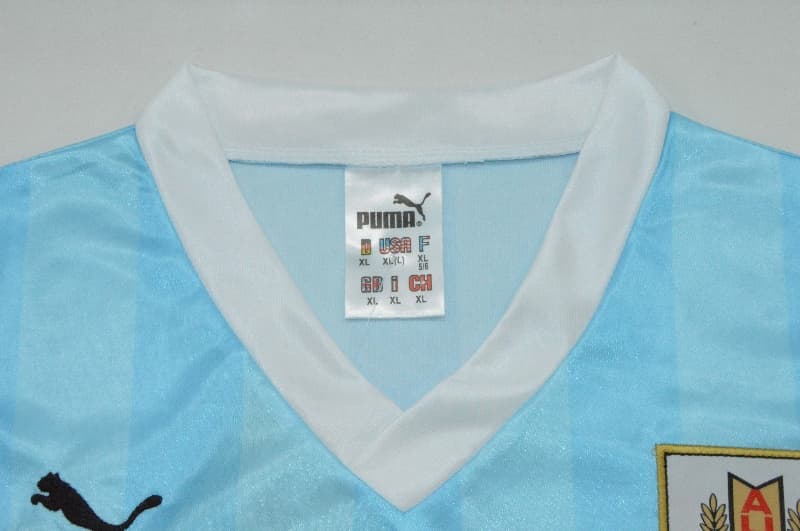 AAA(Thailand) Uruguay 1990 Home Retro Soccer Jersey