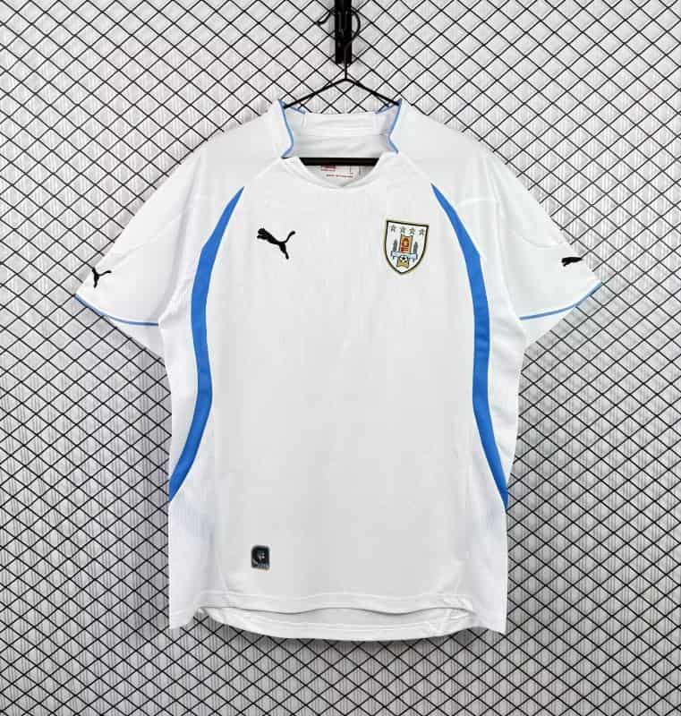 AAA(Thailand) Uruguay 2010 Away Retro Soccer Jersey
