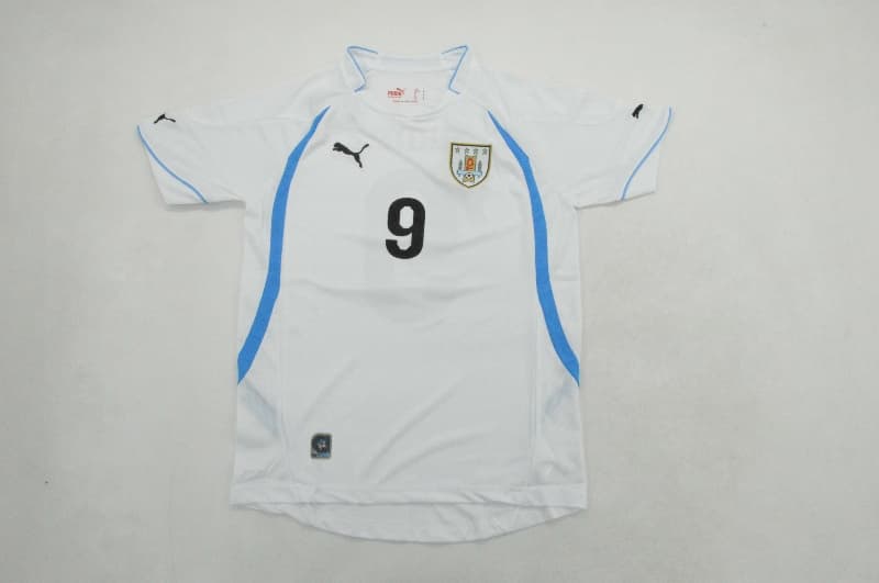 AAA(Thailand) Uruguay 2010 Away Retro Soccer Jersey