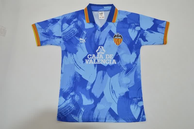 AAA(Thailand) Valencia 1990/92 Away Retro Soccer Jersey AAA(Thailand) Valencia 1990/92 Away Retro Soccer Jersey