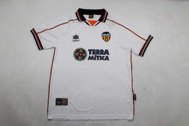 AAA(Thailand) Valencia 1999/00 Home Retro Soccer Jersey