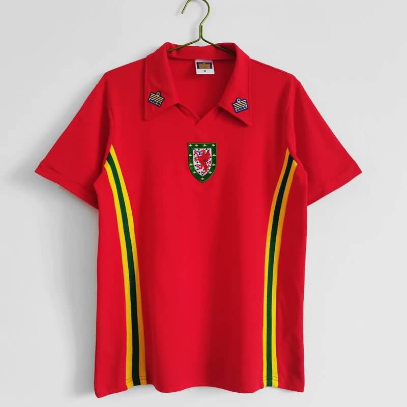 AAA(Thailand) Wales 1976/79 Home Retro Soccer Jersey