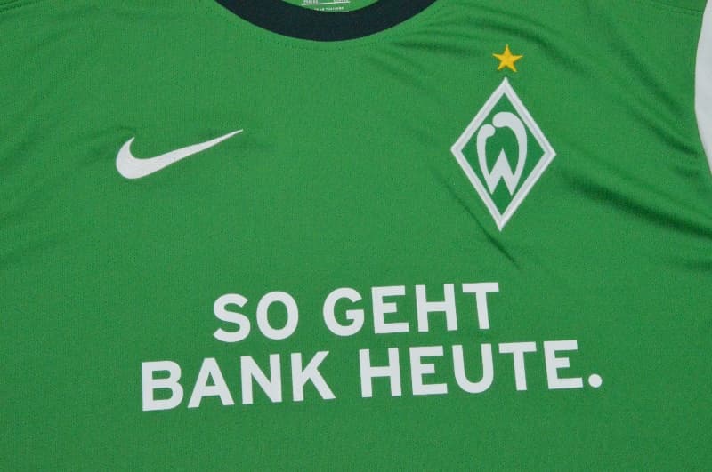 AAA(Thailand) Werder Bremen 2009/10 Home Retro Soccer Jersey