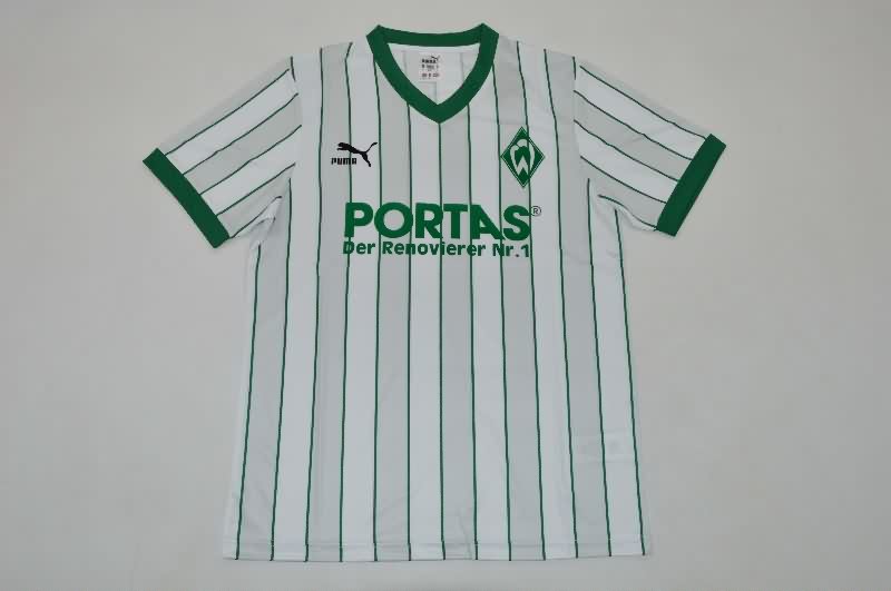 AAA(Thailand) Werder Bremen 1987/88 Home Retro Soccer Jersey AAA(Thailand) Werder Bremen 1987/88 Home Retro Soccer Jersey