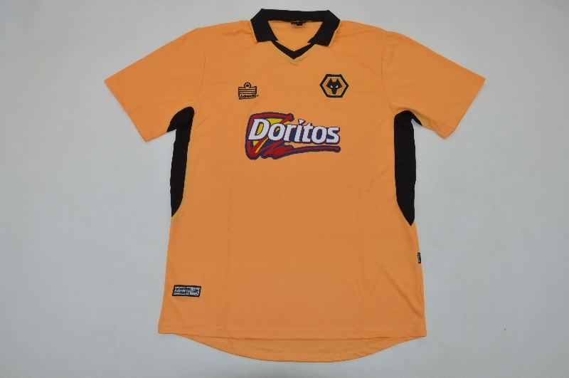AAA(Thailand) Wolves 2002/04 Home Retro Soccer Jersey AAA(Thailand) Wolves 2002/04 Home Retro Soccer Jersey