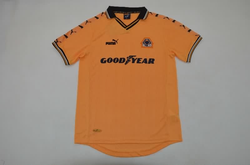 AAA(Thailand) Wolves 1998/99 Home Retro Soccer Jersey AAA(Thailand) Wolves 1998/99 Home Retro Soccer Jersey