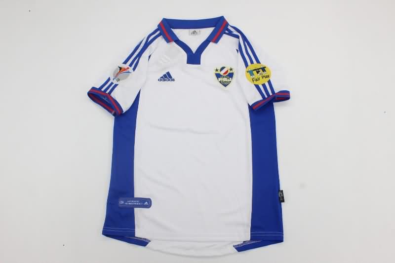 AAA(Thailand) Yugoslavia 2000 Away Retro Soccer Jersey