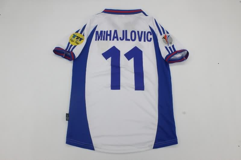 AAA(Thailand) Yugoslavia 2000 Away Retro Soccer Jersey