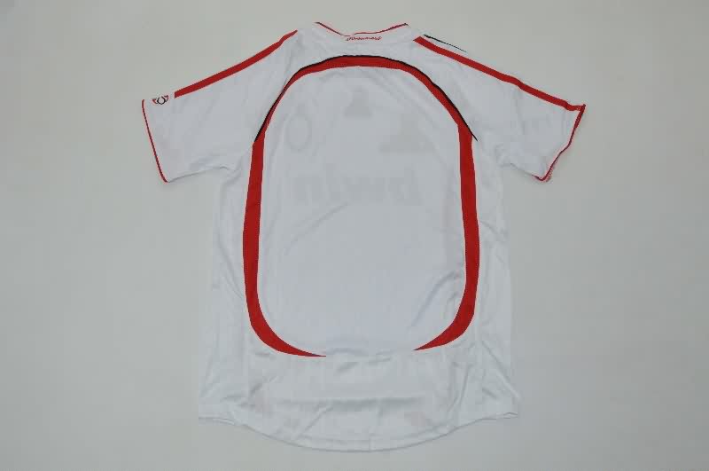 AC Milan 2006/07 Kids Away UCL Final Soccer Jersey And Shorts