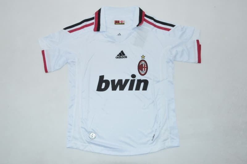 AC Milan 2009/10 Kids Away Soccer Jersey And Shorts