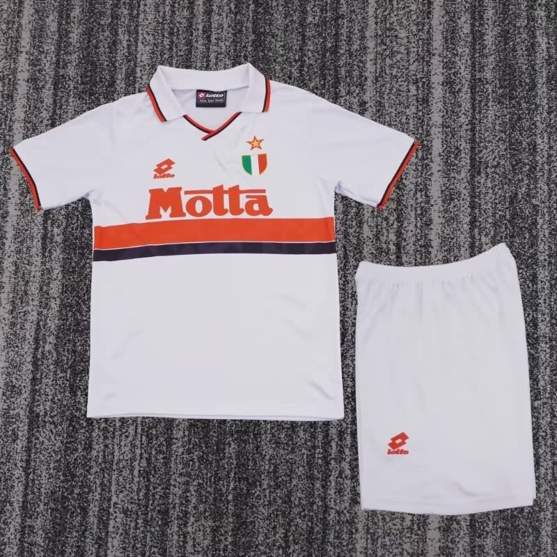 AC Milan 1993/94 Kids Away Soccer Jersey And Shorts AC Milan 1993/94 Kids Away Soccer Jersey And Shorts