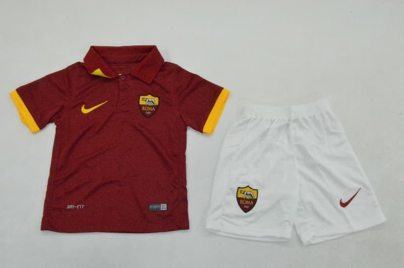 AS Roma 2014/15 Kids Home Soccer Jersey And Shorts AS Roma 2014/15 Kids Home Soccer Jersey And Shorts