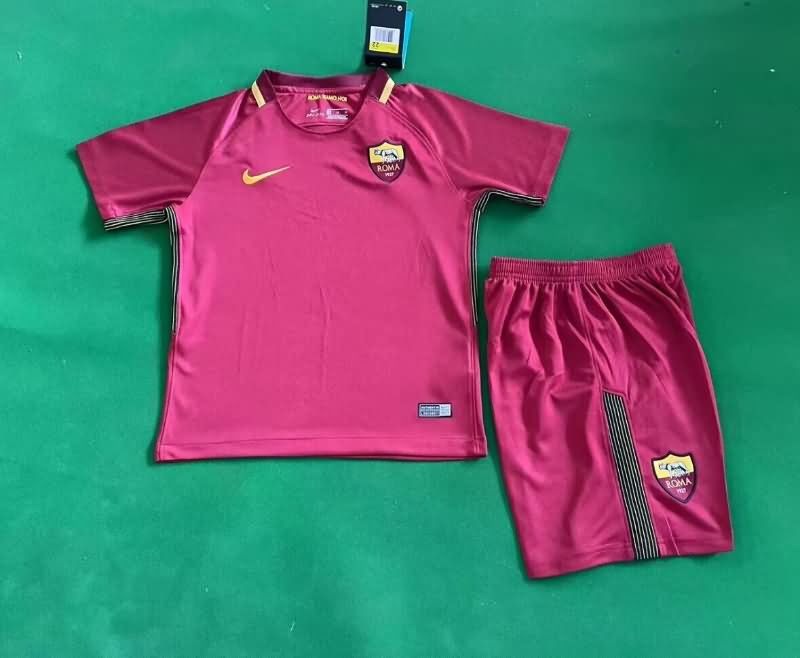 AS Roma 2017/18 Kids Home Soccer Jersey And Shorts AS Roma 2017/18 Kids Home Soccer Jersey And Shorts