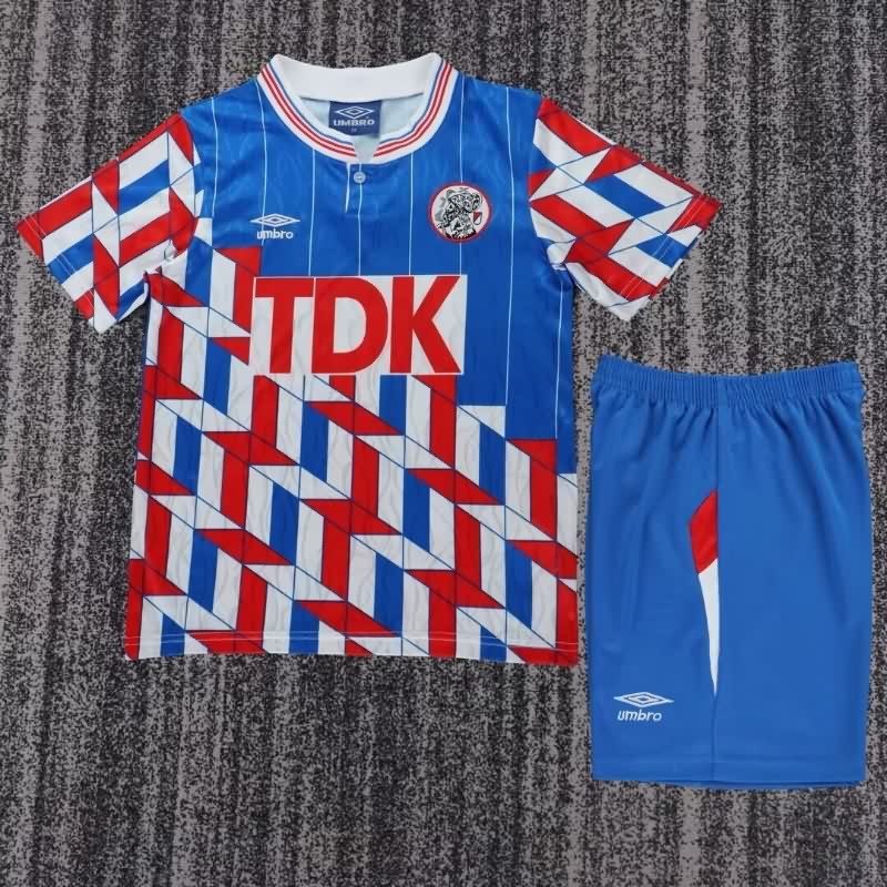 Ajax 1989/90 Kids Away Soccer Jersey And Shorts Ajax 1989/90 Kids Away Soccer Jersey And Shorts