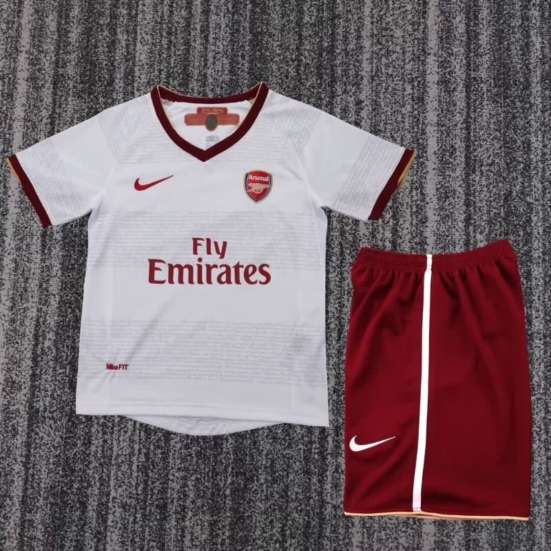 Arsenal 2007/08 Kids Away Soccer Jersey And Shorts