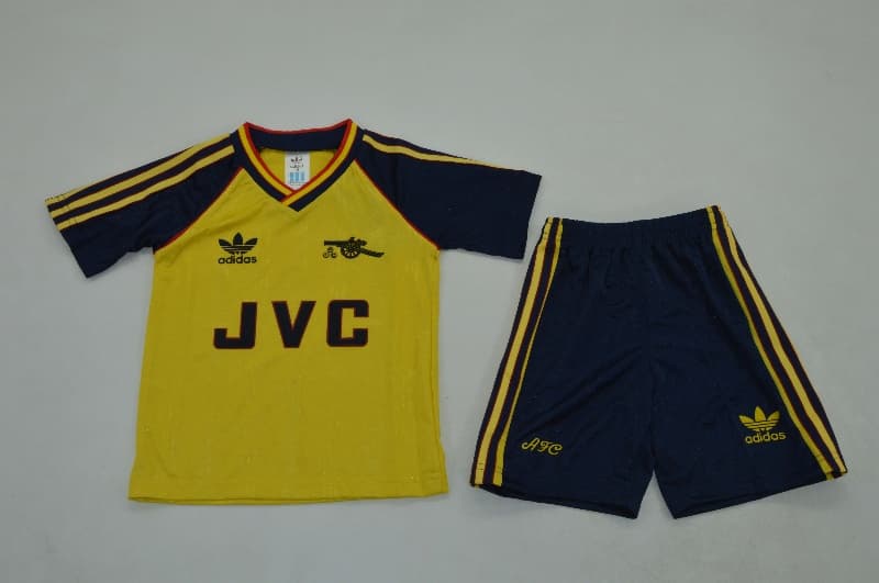 Arsenal 1988/90 Kids Away Soccer Jersey And Shorts Arsenal 1988/90 Kids Away Soccer Jersey And Shorts