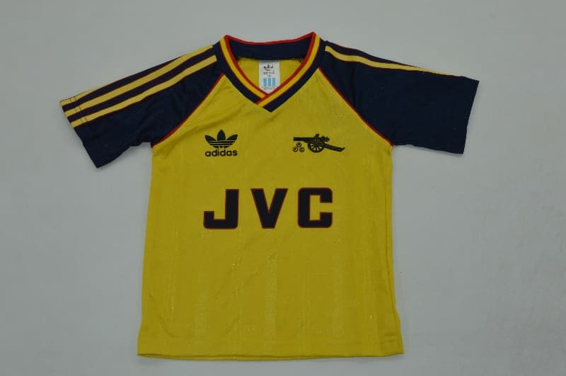 Arsenal 1988/90 Kids Away Soccer Jersey And Shorts