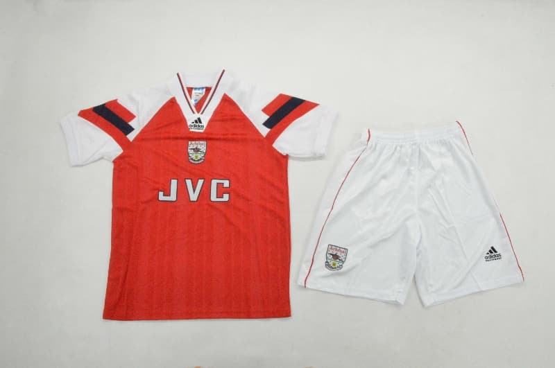 Arsenal 1992/94 Kids Home Soccer Jersey And Shorts Arsenal 1992/94 Kids Home Soccer Jersey And Shorts