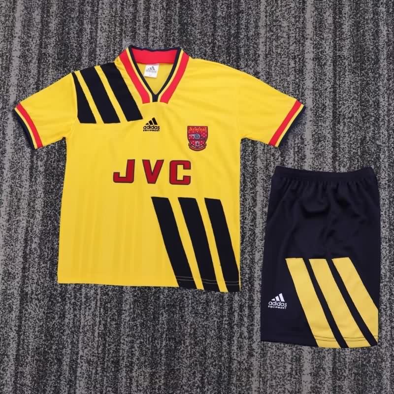 Arsenal 1993/94 Kids Away Soccer Jersey And Shorts Arsenal 1993/94 Kids Away Soccer Jersey And Shorts
