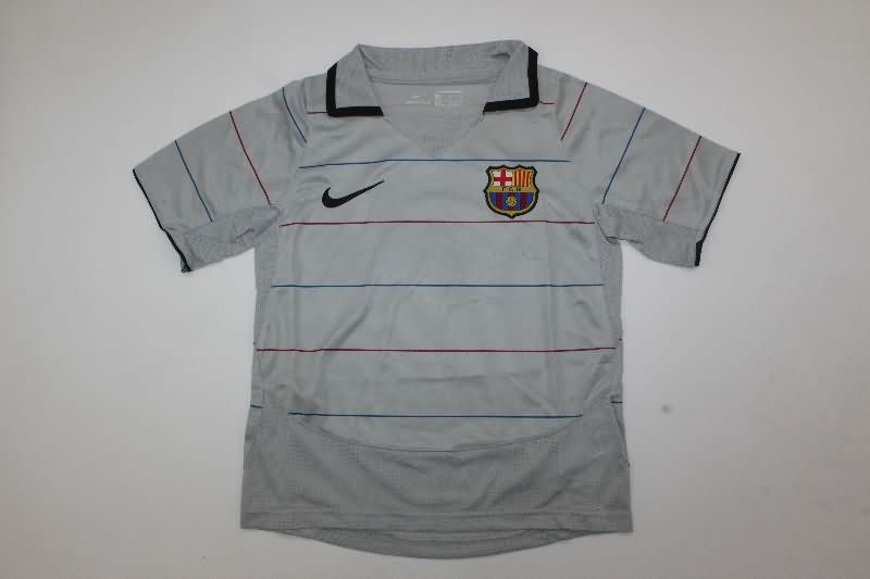 Barcelona 2003/04 Kids Away Soccer Jersey And Shorts
