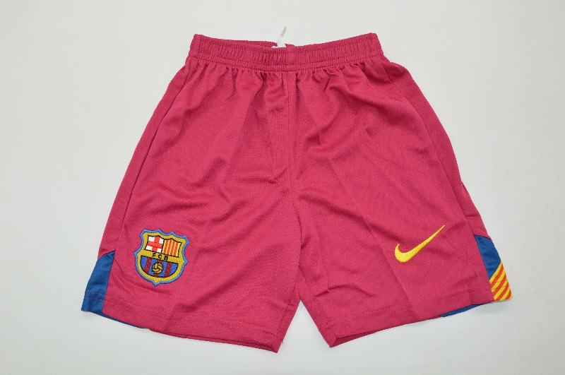 Barcelona 2005/06 Kids Home Long Sleeve Soccer Jersey And Shorts