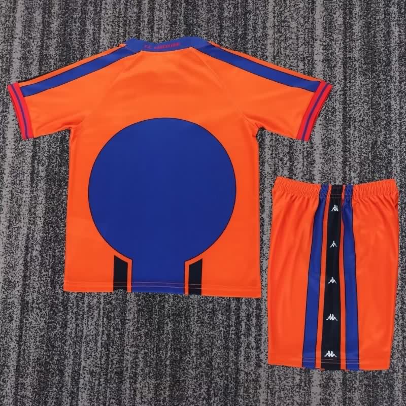 Barcelona 1997/98 Kids Away Soccer Jersey And Shorts