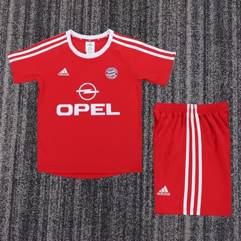 Bayern Munich 2001/02 Kids Home Soccer Jersey And Shorts Bayern Munich 2001/02 Kids Home Soccer Jersey And Shorts