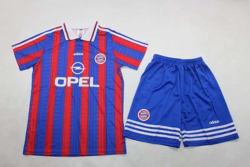 Bayern Munich 1995/97 Kids Home Soccer Jersey And Shorts Bayern Munich 1995/97 Kids Home Soccer Jersey And Shorts