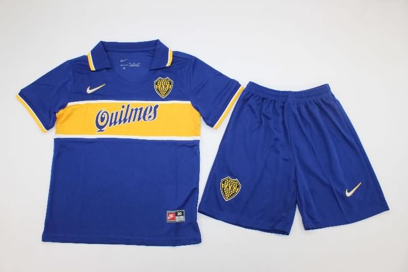 Boca Juniors 1996/97 Kids Home Soccer Jersey And Shorts Boca Juniors 1996/97 Kids Home Soccer Jersey And Shorts