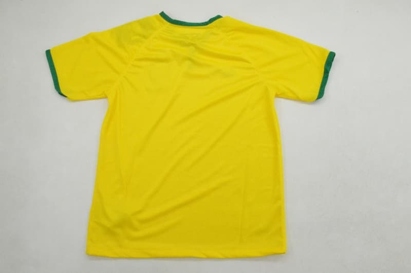 Brazil 2014 Kids Home Soccer Jersey And Shorts
