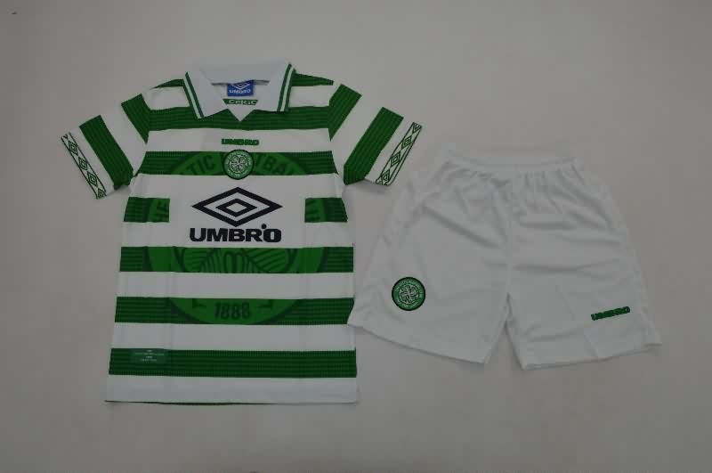 Celtic 1997/99 Kids Home Soccer Jersey And Shorts Celtic 1997/99 Kids Home Soccer Jersey And Shorts