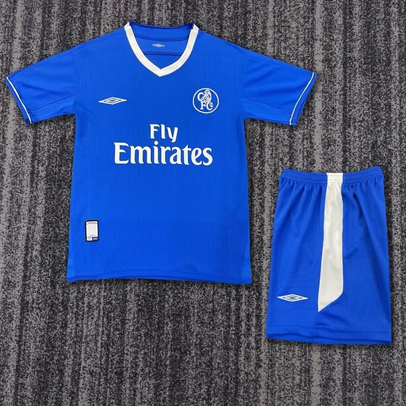 Chelsea 2003/05 Kids Home Soccer Jersey And Shorts Chelsea 2003/05 Kids Home Soccer Jersey And Shorts