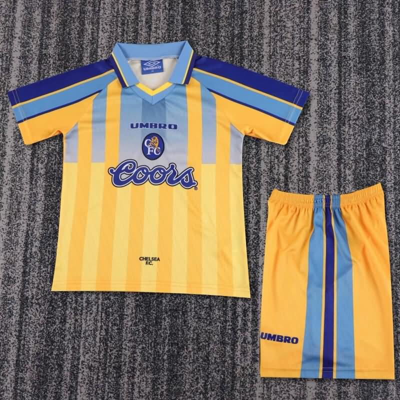 Chelsea 1995/97 Kids Away Soccer Jersey And Shorts Chelsea 1995/97 Kids Away Soccer Jersey And Shorts