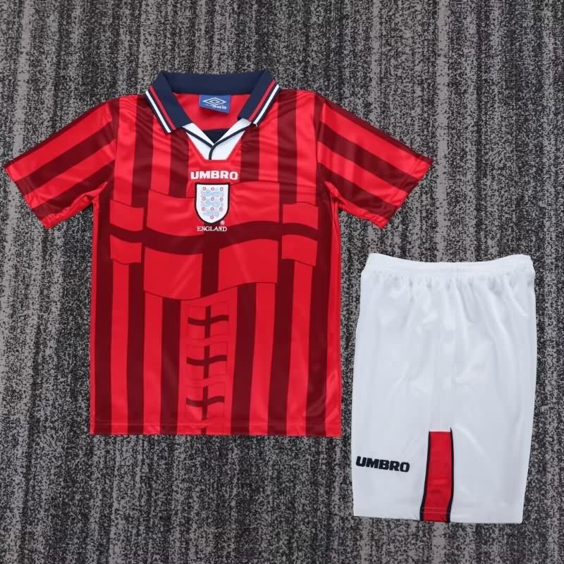 England 1998 Kids Away Soccer Jersey And Shorts England 1998 Kids Away Soccer Jersey And Shorts