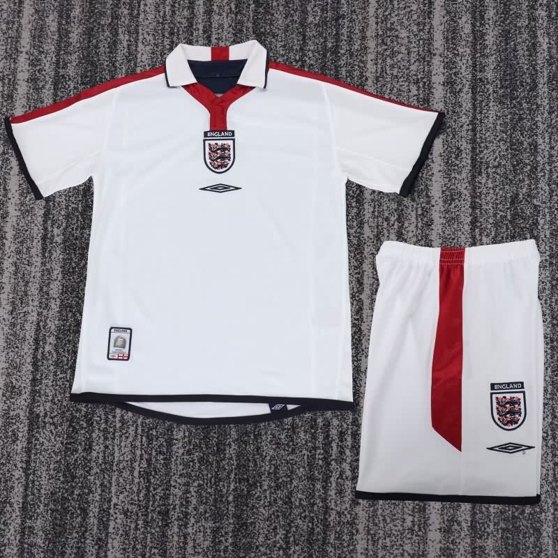 England 2004 Kids Home Soccer Jersey And Shorts England 2004 Kids Home Soccer Jersey And Shorts