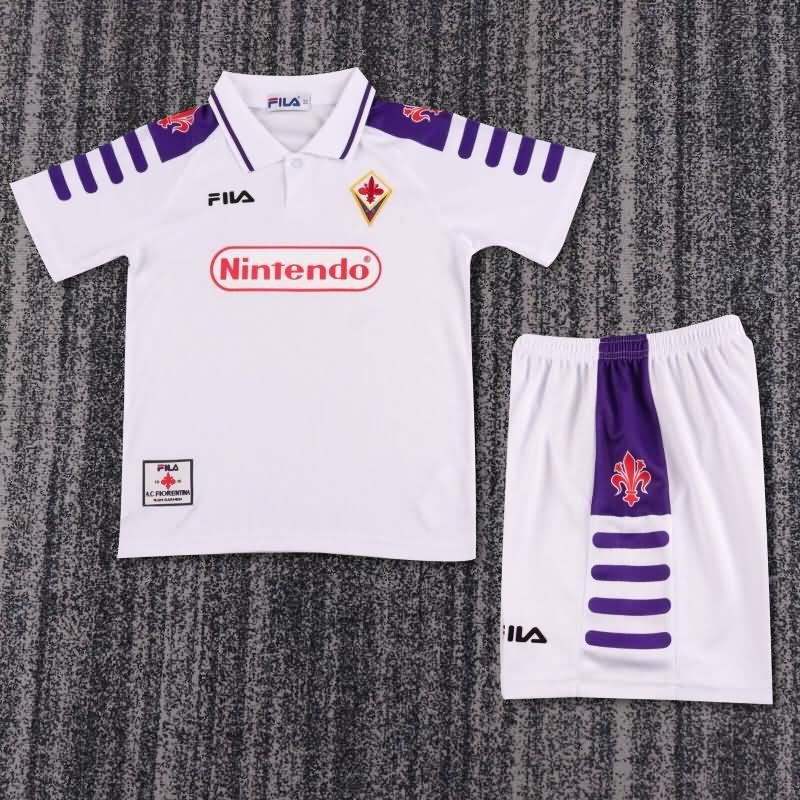 Fiorentina 1998/99 Kids Away Soccer Jersey And Shorts Fiorentina 1998/99 Kids Away Soccer Jersey And Shorts