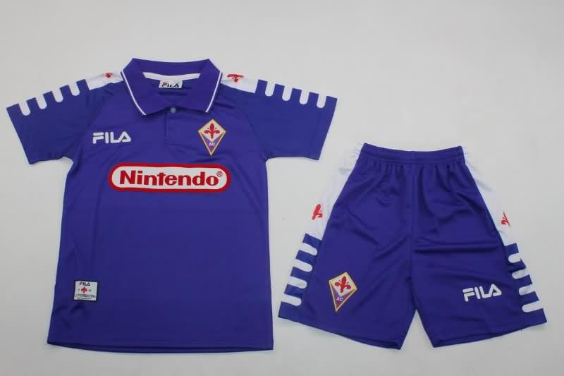 Fiorentina 1998/99 Kids Home Soccer Jersey And Shorts Fiorentina 1998/99 Kids Home Soccer Jersey And Shorts