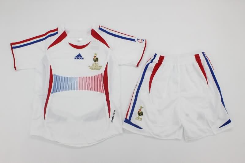 France 2006 Kids Away Final Soccer Jersey And Shorts France 2006 Kids Away Final Soccer Jersey And Shorts
