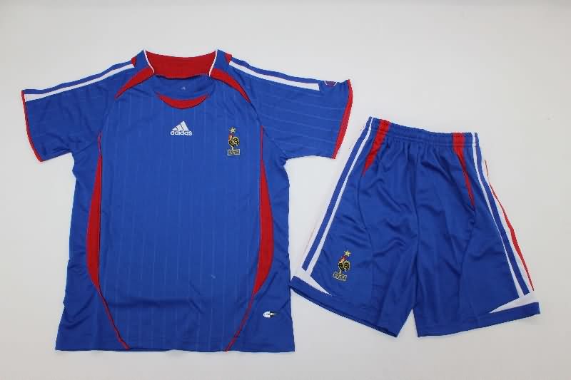 France 2006 Kids Home Soccer Jersey And Shorts France 2006 Kids Home Soccer Jersey And Shorts