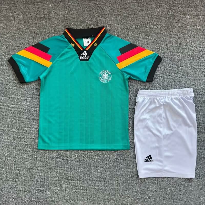 Germany 1992 Kids Away Soccer Jersey And Shorts Germany 1992 Kids Away Soccer Jersey And Shorts