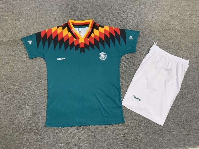 Germany 1994 Kids Away Soccer Jersey And Shorts Germany 1994 Kids Away Soccer Jersey And Shorts