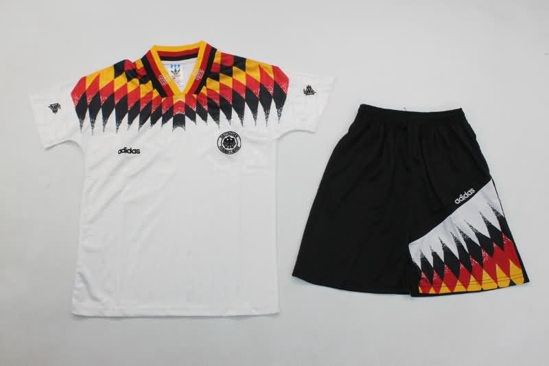 Germany 1994 Kids Home Soccer Jersey And Shorts Germany 1994 Kids Home Soccer Jersey And Shorts