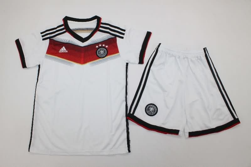 Germany 2014 Kids Home Soccer Jersey And Shorts 4 Stars Germany 2014 Kids Home Soccer Jersey And Shorts 4 Stars